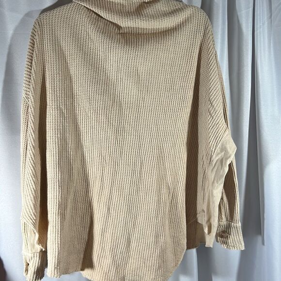 FREE PEOPLE ONE SCOUT JACKET SAND NWT MEDIUM - Picture 8 of 8